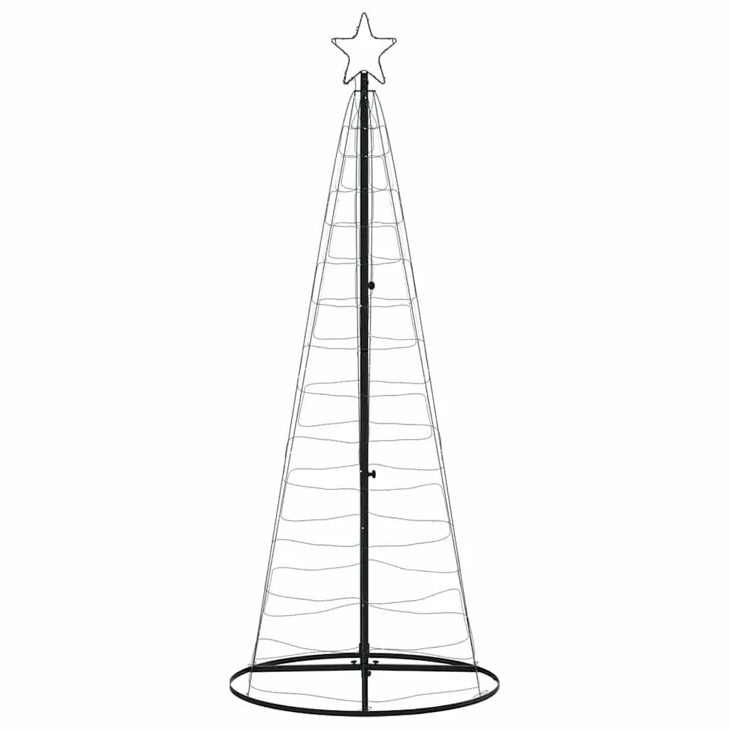 LED Christmas Tree 180cm Warm White 200 Lights Indoor Outdoor Seasonal Decoration