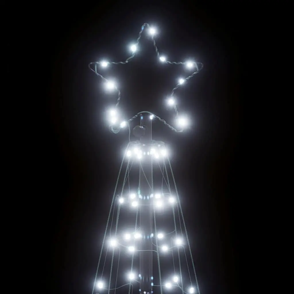 LED Christmas Tree 180cm with 200 Cold White Lights