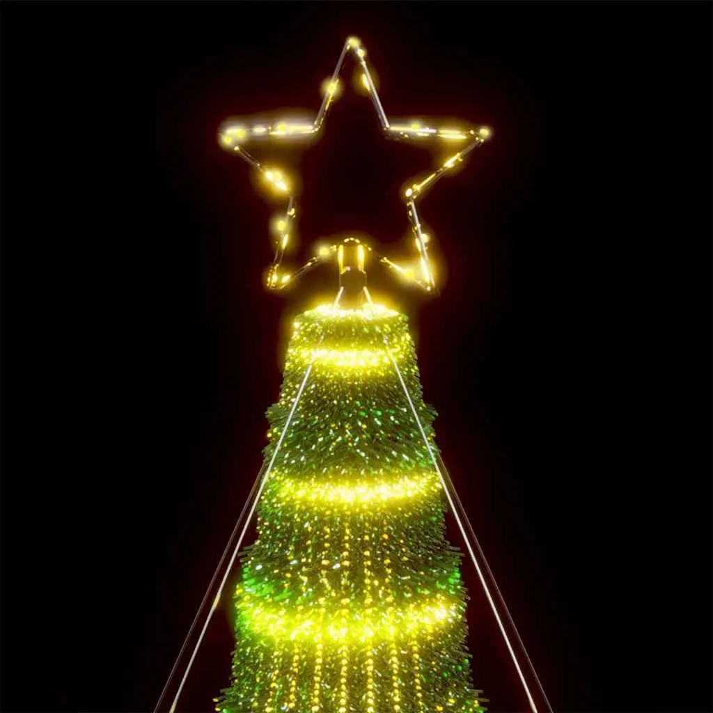 LED Christmas Tree Warm White 400cm 1028 Lights Indoor Outdoor