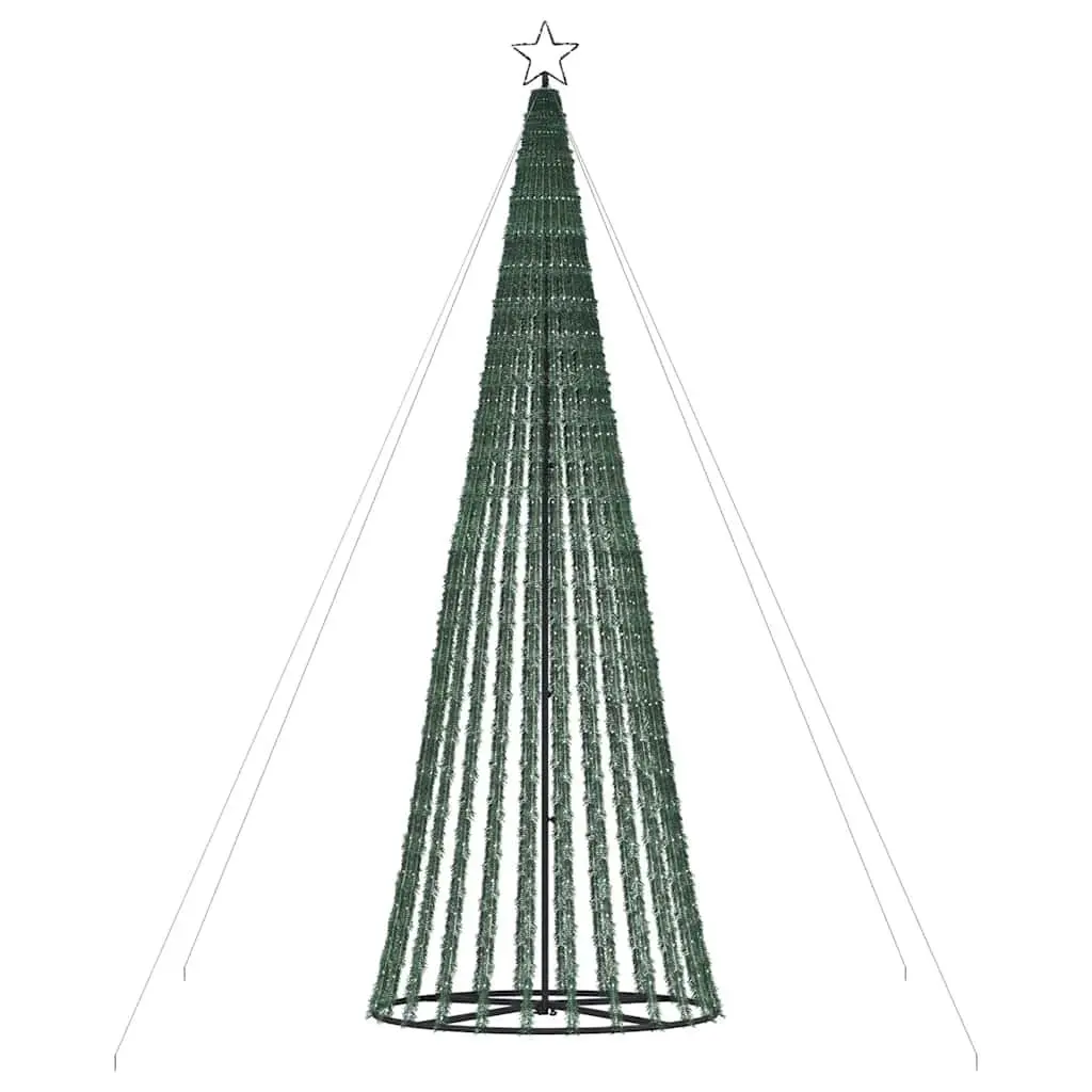 LED Christmas Tree 400cm with 1028 Cold White Lights