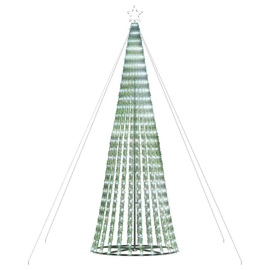 LED Christmas Tree 400cm with 1028 Cold White Lights