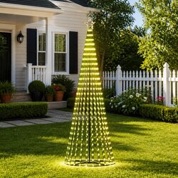 Premium LED Christmas Tree with 570 Warm Lights