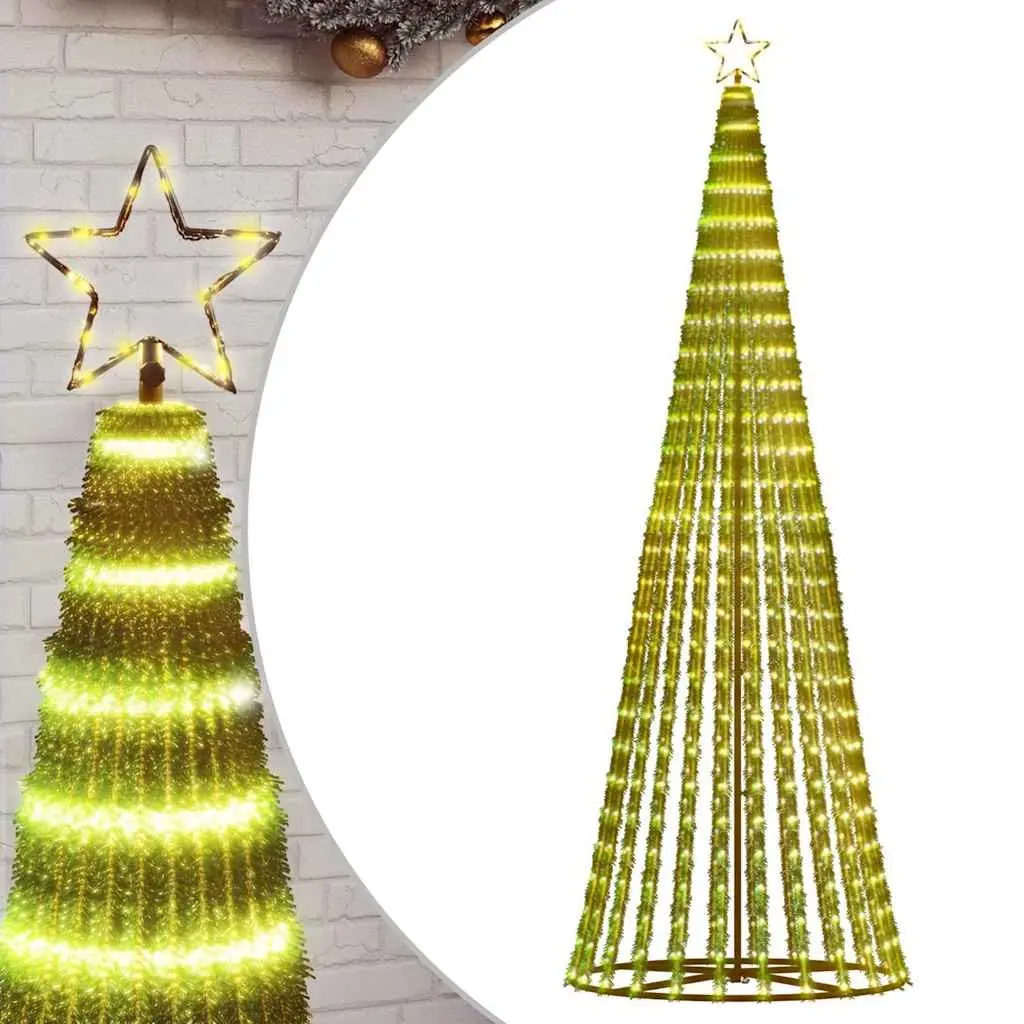 LED Christmas Tree with 570 Warm Lights