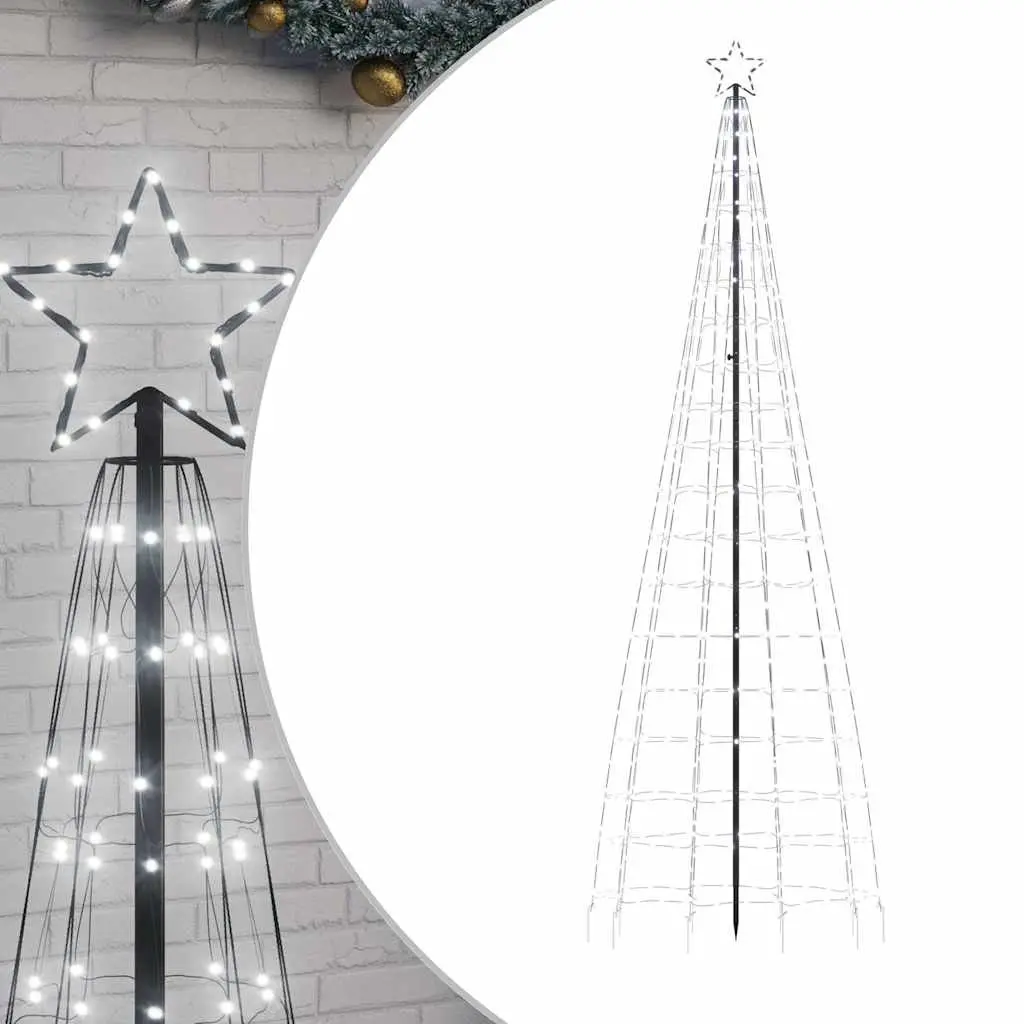 LED Christmas Tree with 570 Cold White Lights