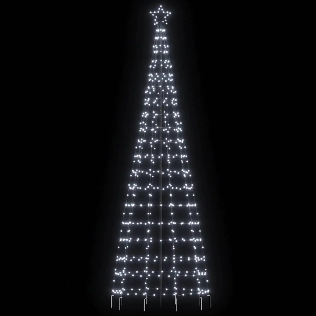 LED Christmas Tree with 570 Cold White Lights