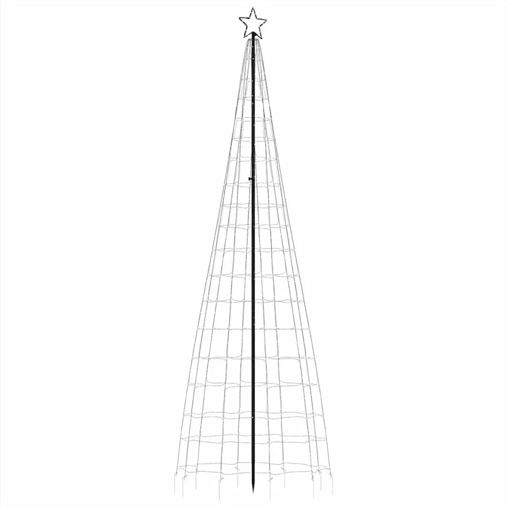 LED Christmas Tree with 570 Cold White Lights