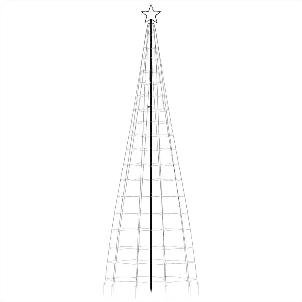 LED Christmas Tree with 570 Cold White Lights