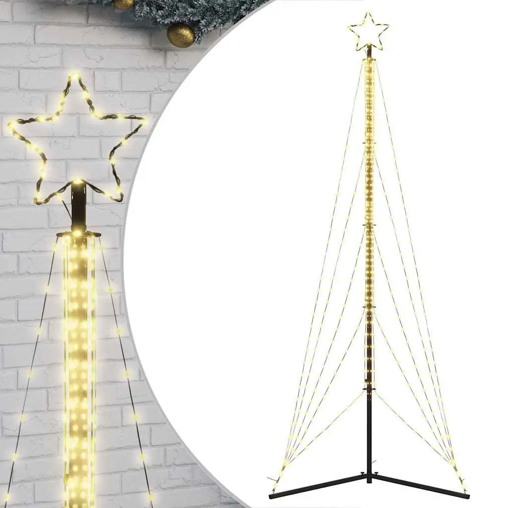 LED Christmas Tree with 525 Warm White Lights