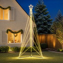 Quality LED Christmas Tree with 615 Warm White Lights