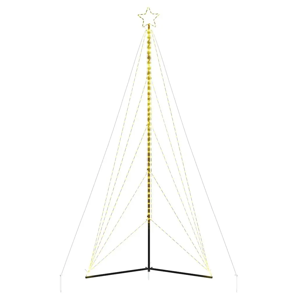 LED Christmas Tree with 615 Warm White Lights