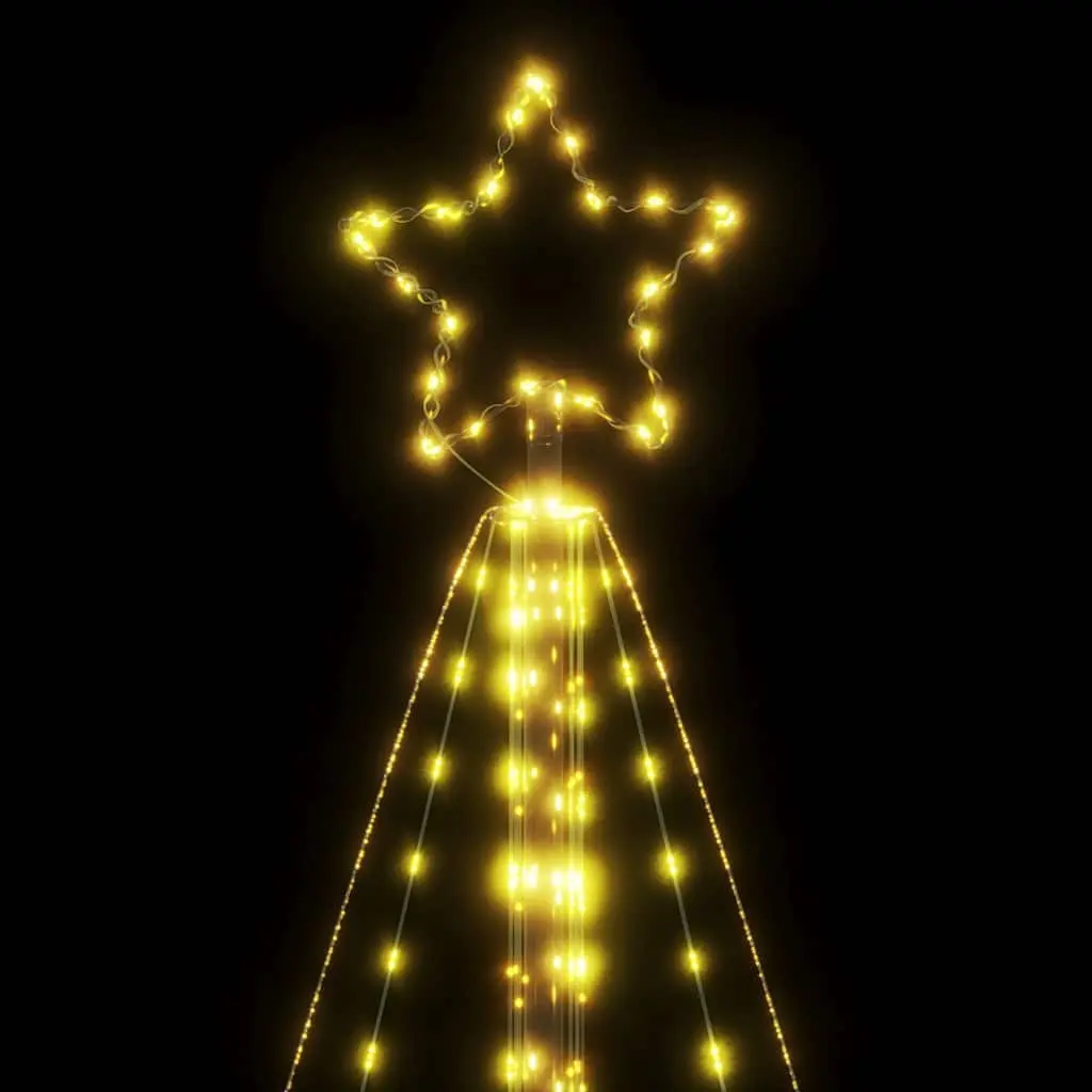 LED Christmas Tree with 615 Warm White Lights