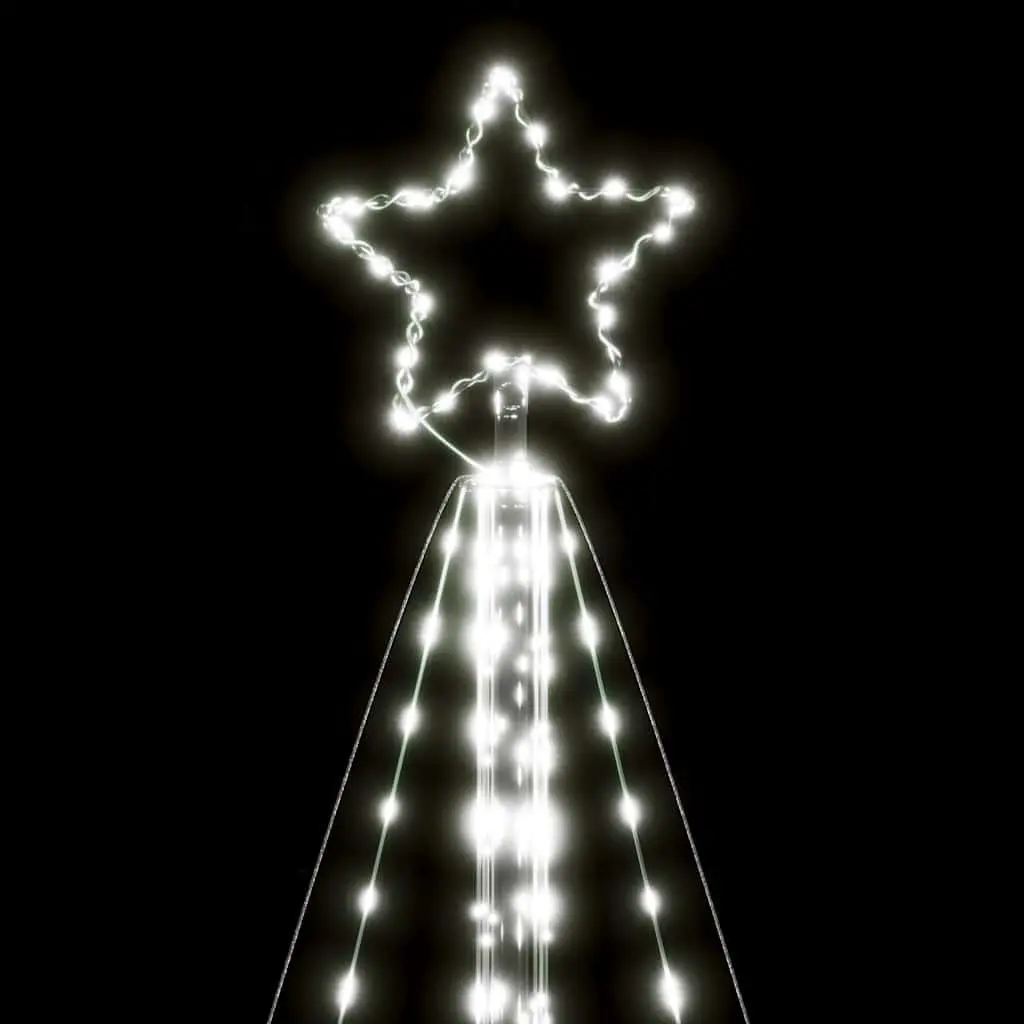 LED Christmas Tree with 615 Cold White Lights