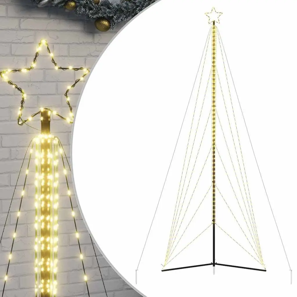 LED Christmas Tree with 861 Warm White Lights