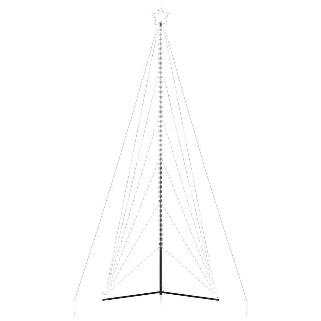 LED Christmas Tree with 861 Cold White Lights