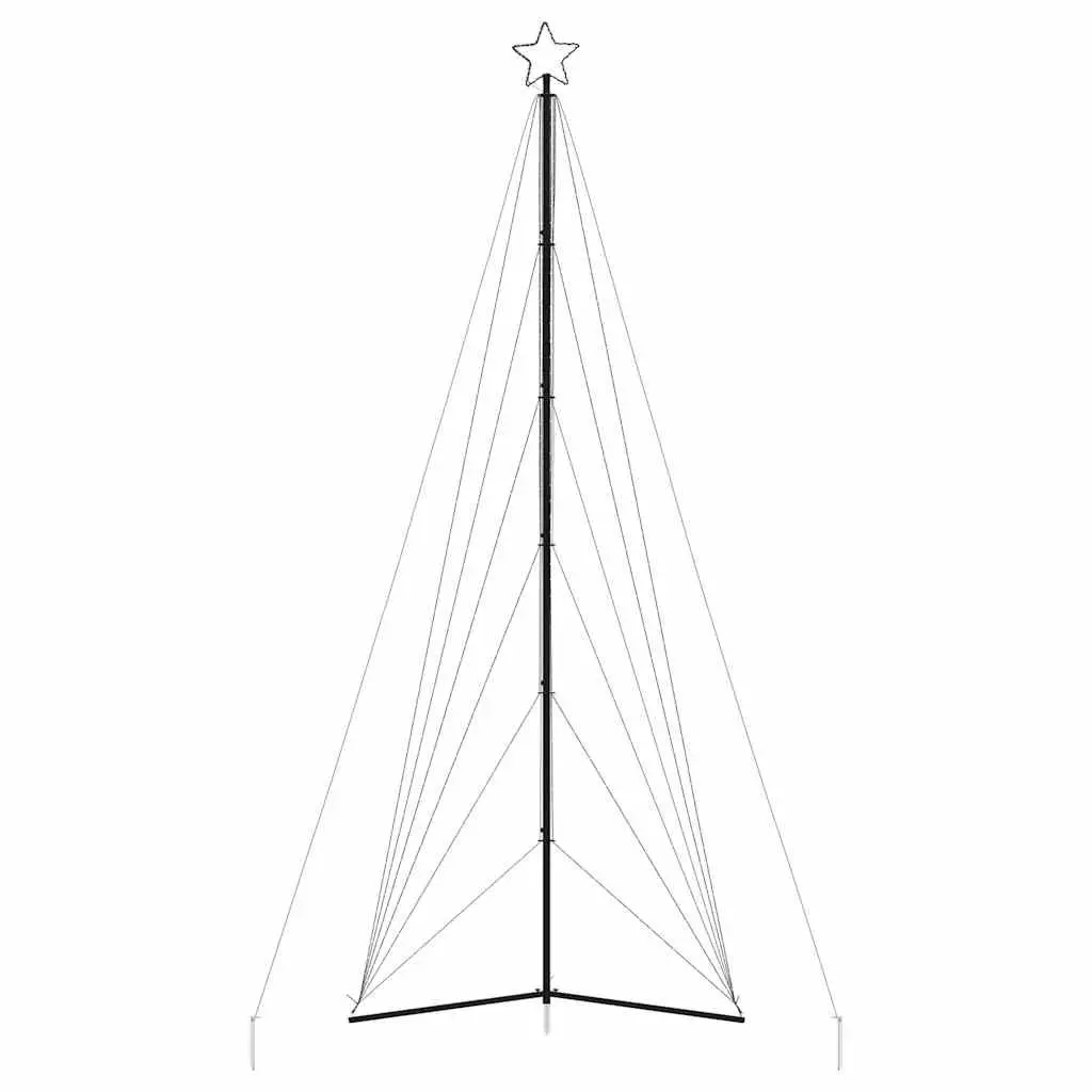 LED Christmas Tree with 861 Cold White Lights