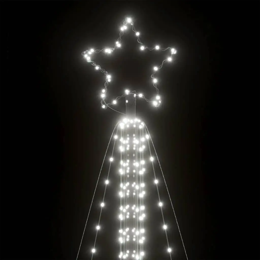 LED Christmas Tree with 861 Cold White Lights
