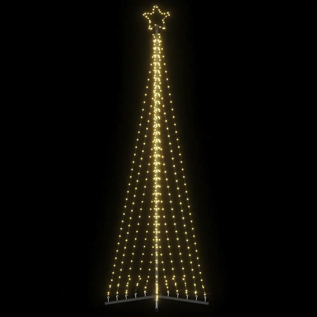 LED Christmas Tree 495 Lights Warm White 302cm Indoor Outdoor Holiday Decoration