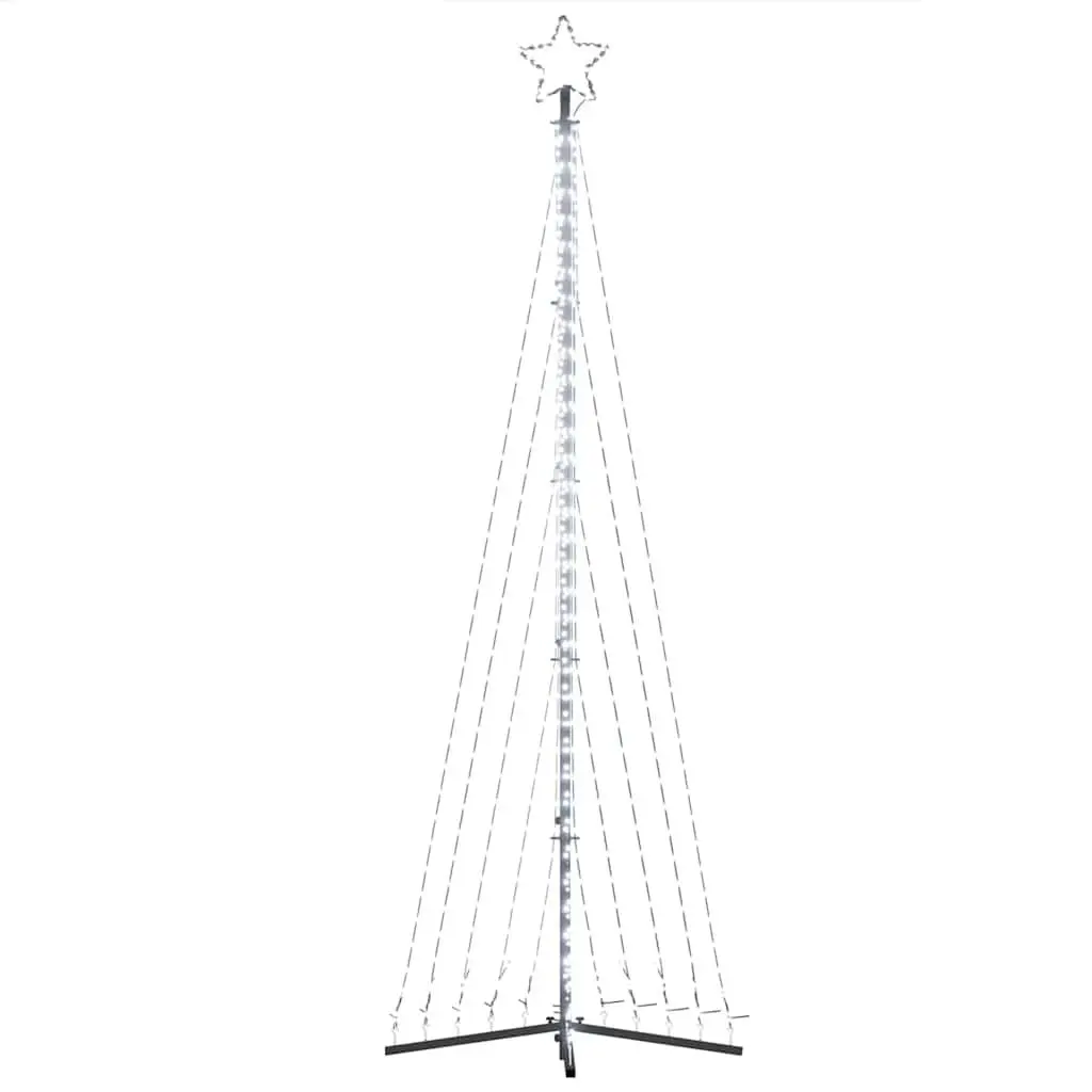 LED Christmas Tree with 495 Cold White Lights