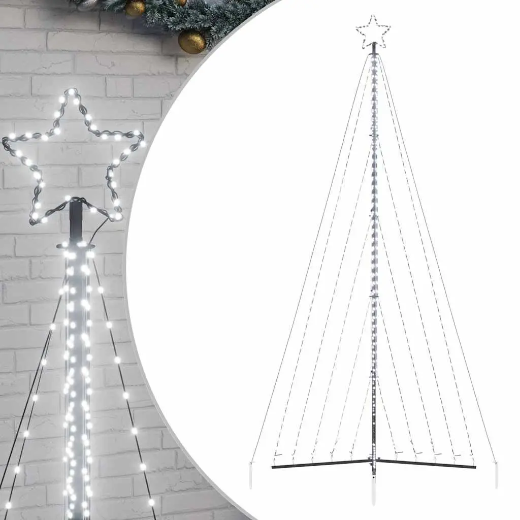 570 Cold White LED Christmas Tree with 8 Effects