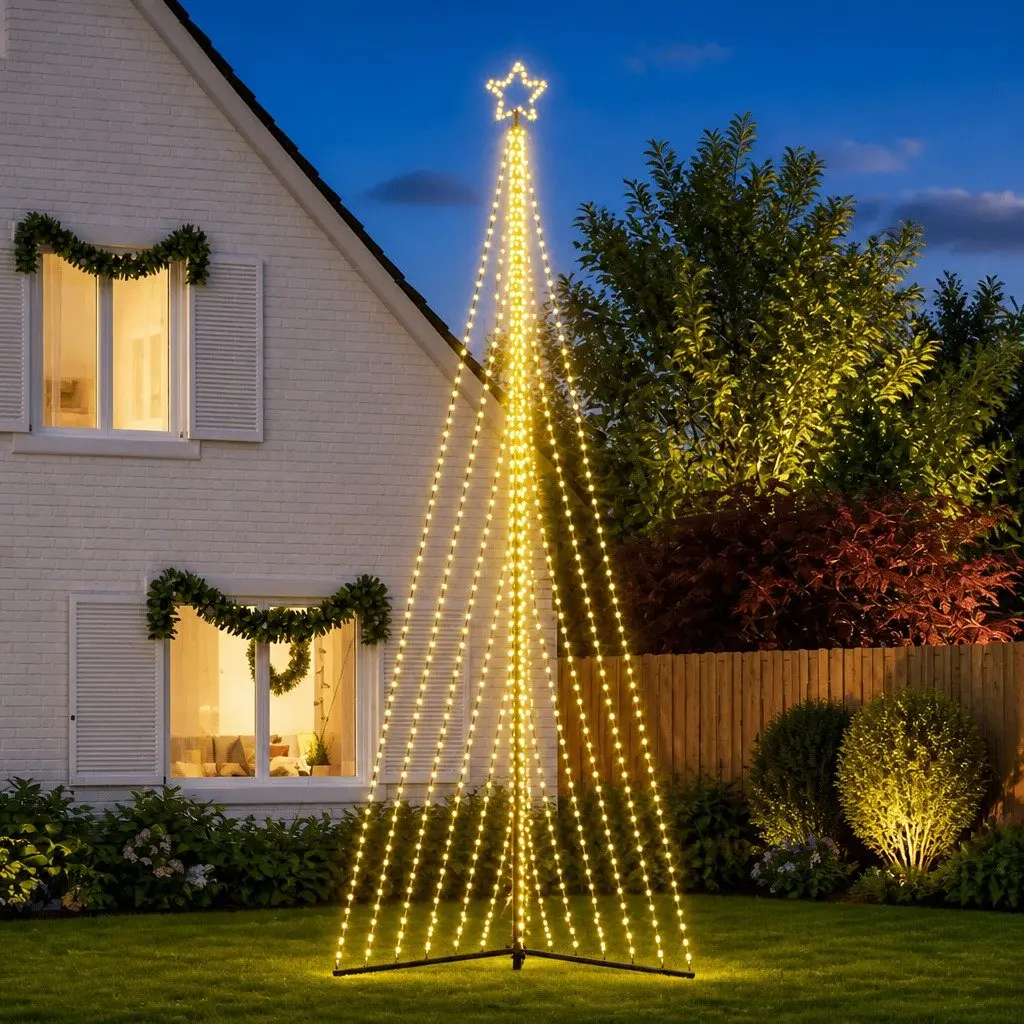 LED Christmas Tree with 789 Warm White Lights