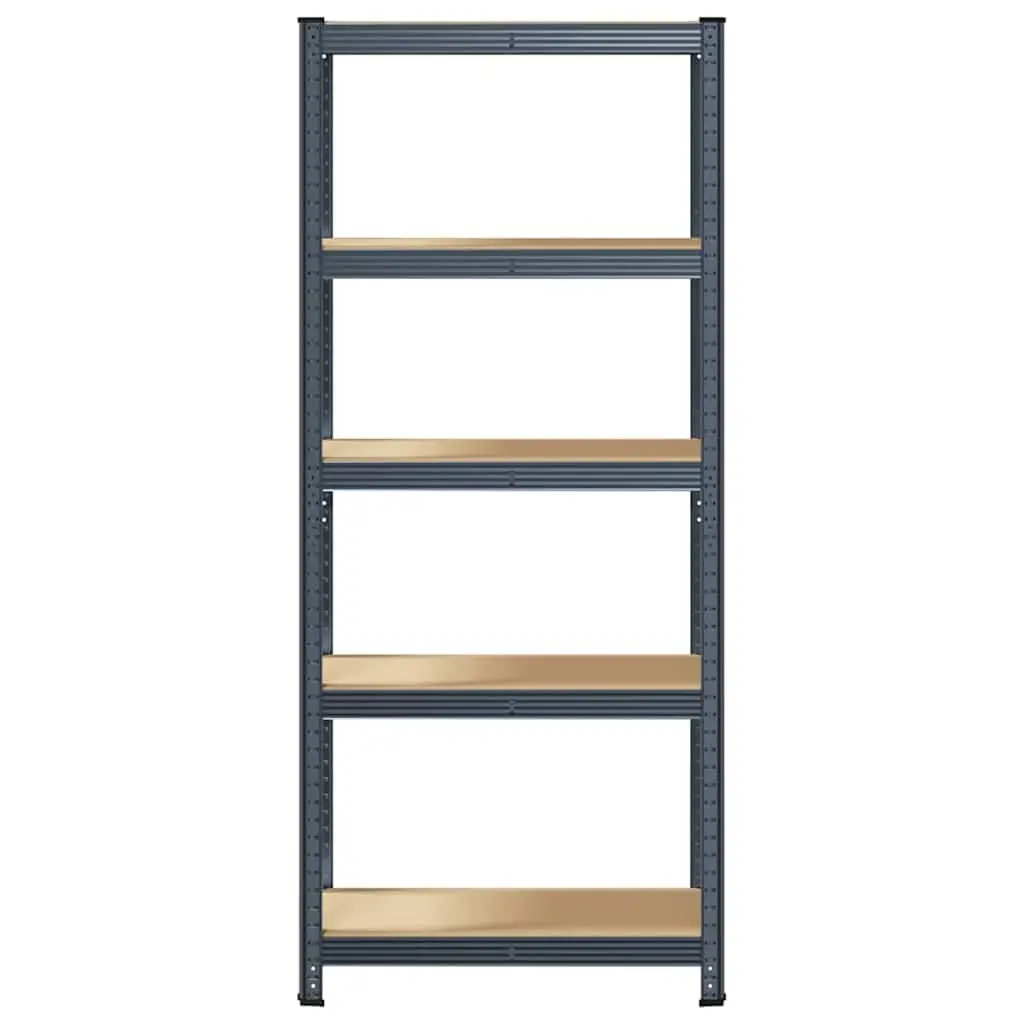 5-Layer Steel Frame Storage Shelf in Anthracite