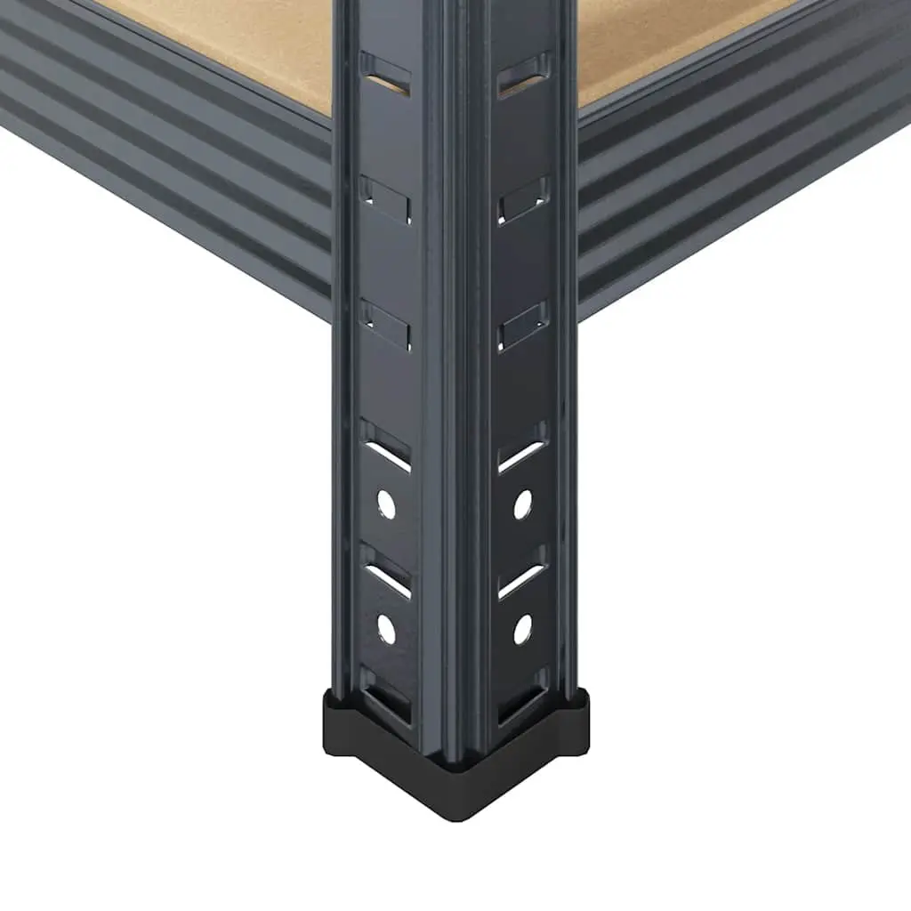 5-Layer Steel Frame Storage Shelf in Anthracite