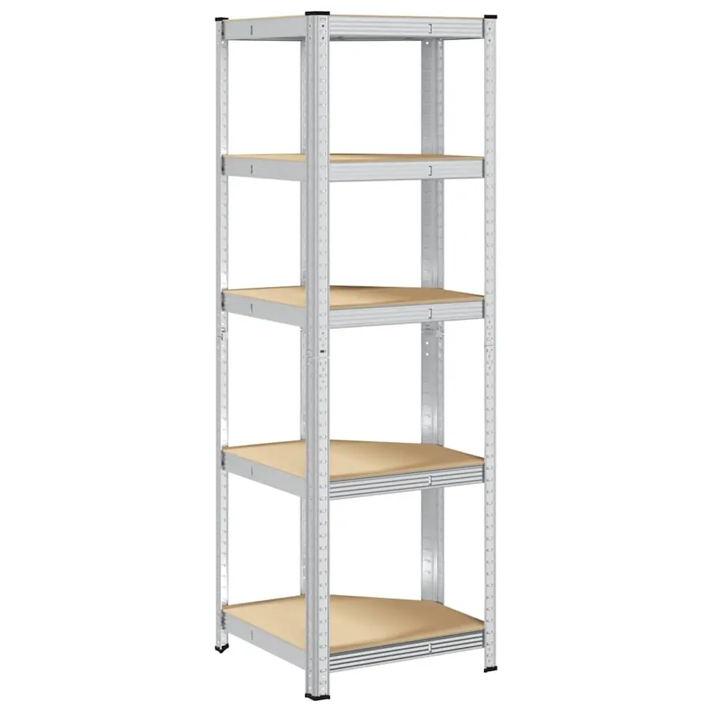 5-Layer Corner Shelf Rack with Steel Frame