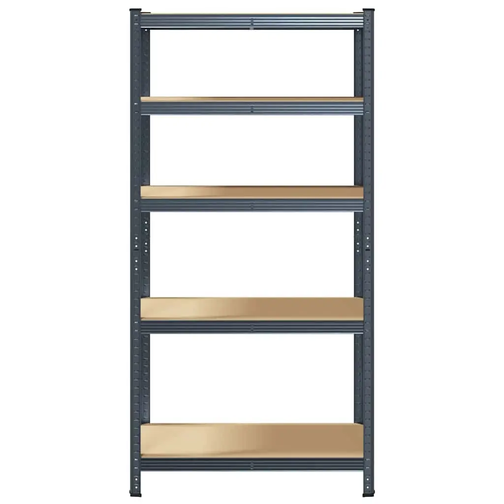 5-Layer Industrial Storage Shelf in Anthracite Steel