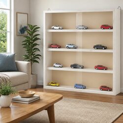 High-Quality Wooden Wall-Mounted Display Cabinet with Doors