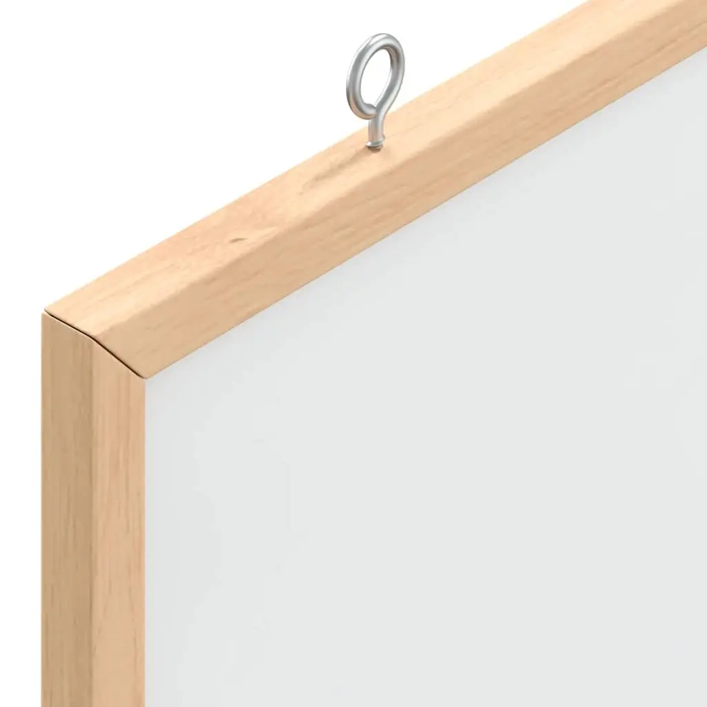 Magnetic Whiteboard with Pine Wood Frame 60x55 cm