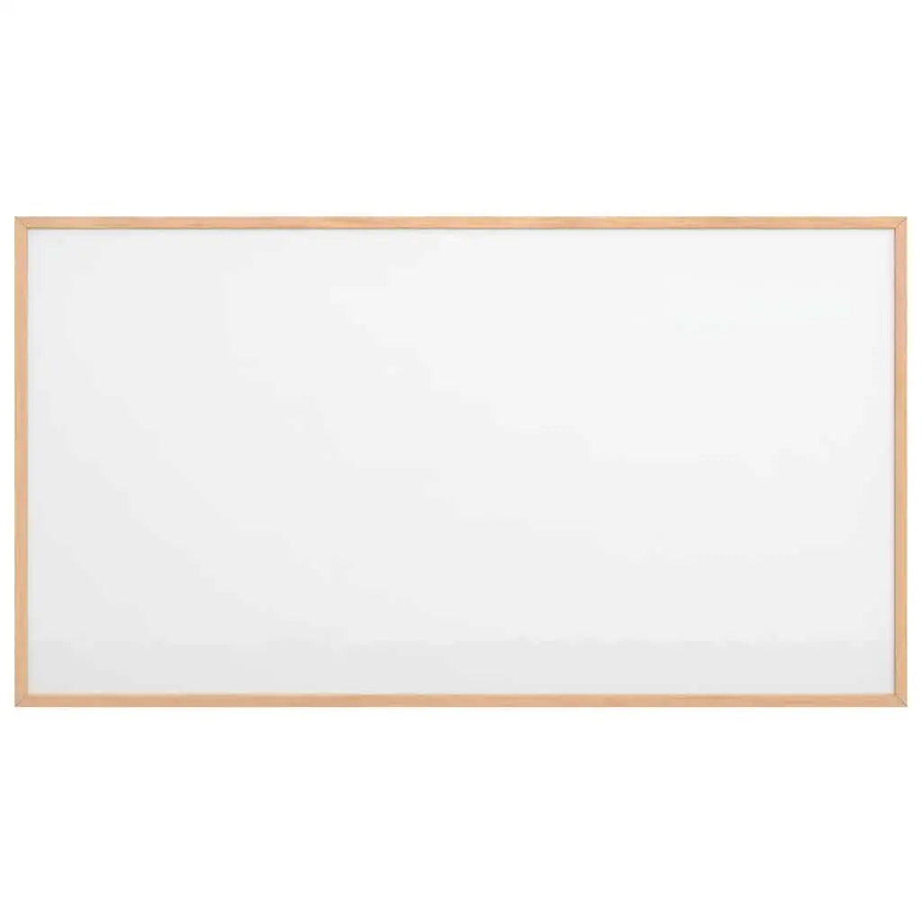Magnetic Whiteboard with Pine Wood Frame 100x55cm