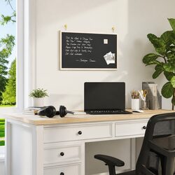 Durable Solid Pine Wood Frame Chalkboard 60x40 cm