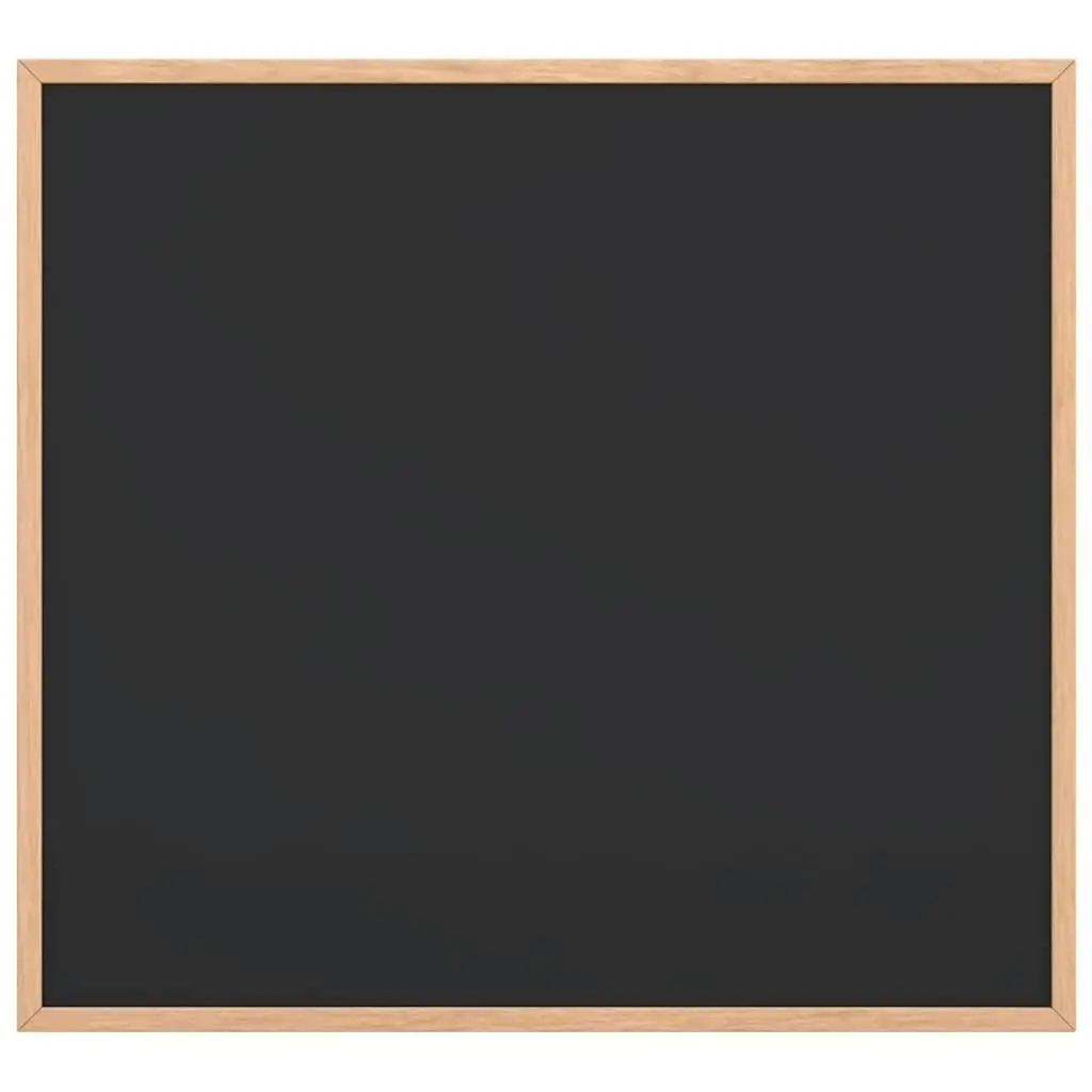 Chalkboard Bulletin Board Pine Wood Frame 60x55 cm