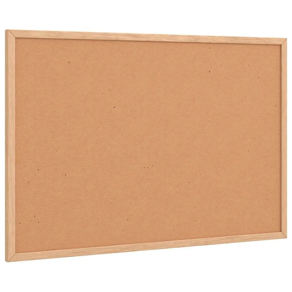 Cork Board Bulletin Board with Durable Pine Frame 60x40cm