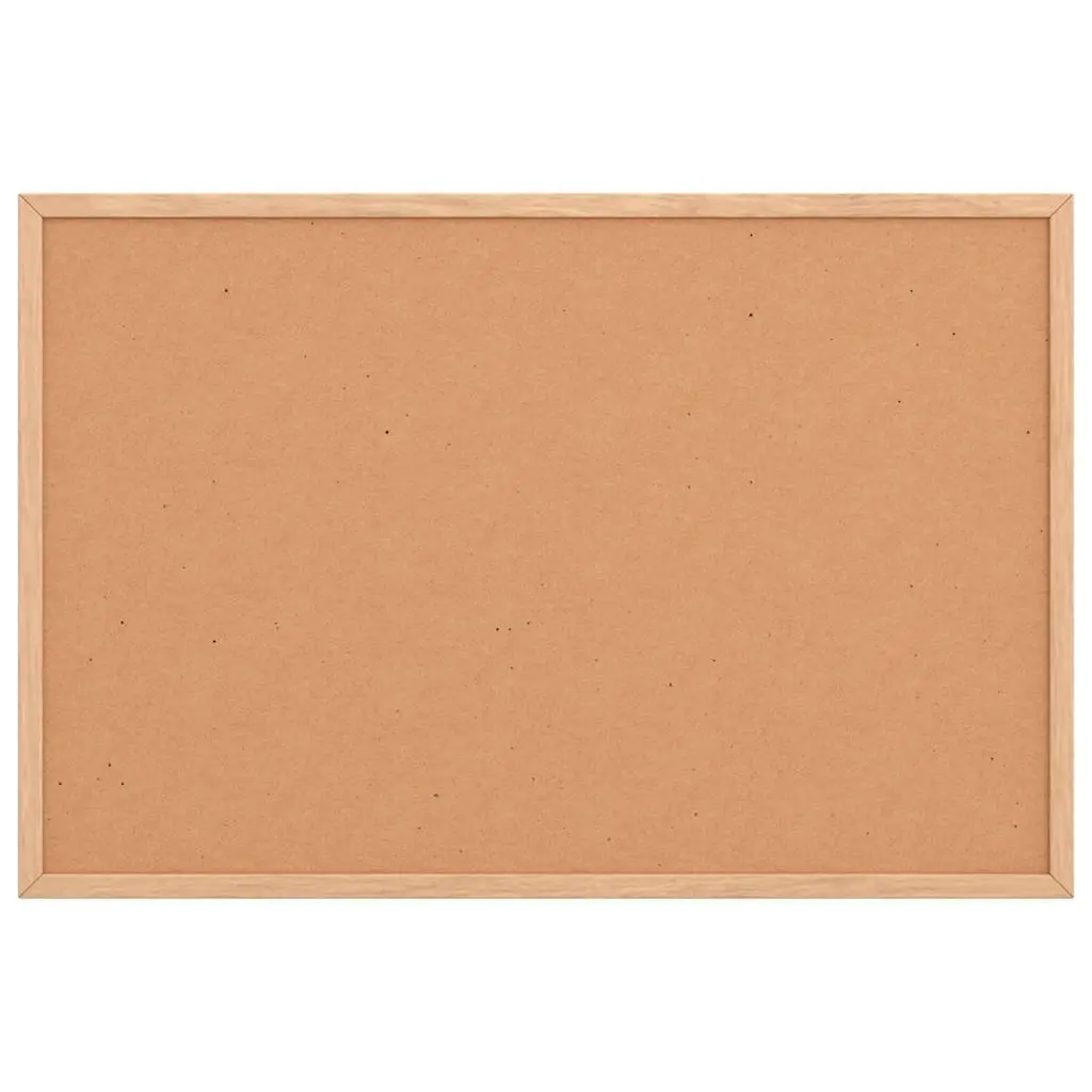 Cork Board Bulletin Board with Durable Pine Frame 60x40cm