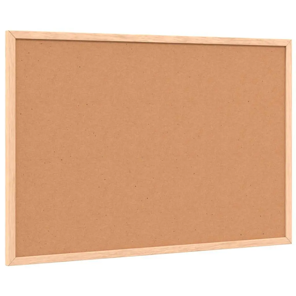 Cork Board Bulletin Board with Durable Pine Frame 60x40cm