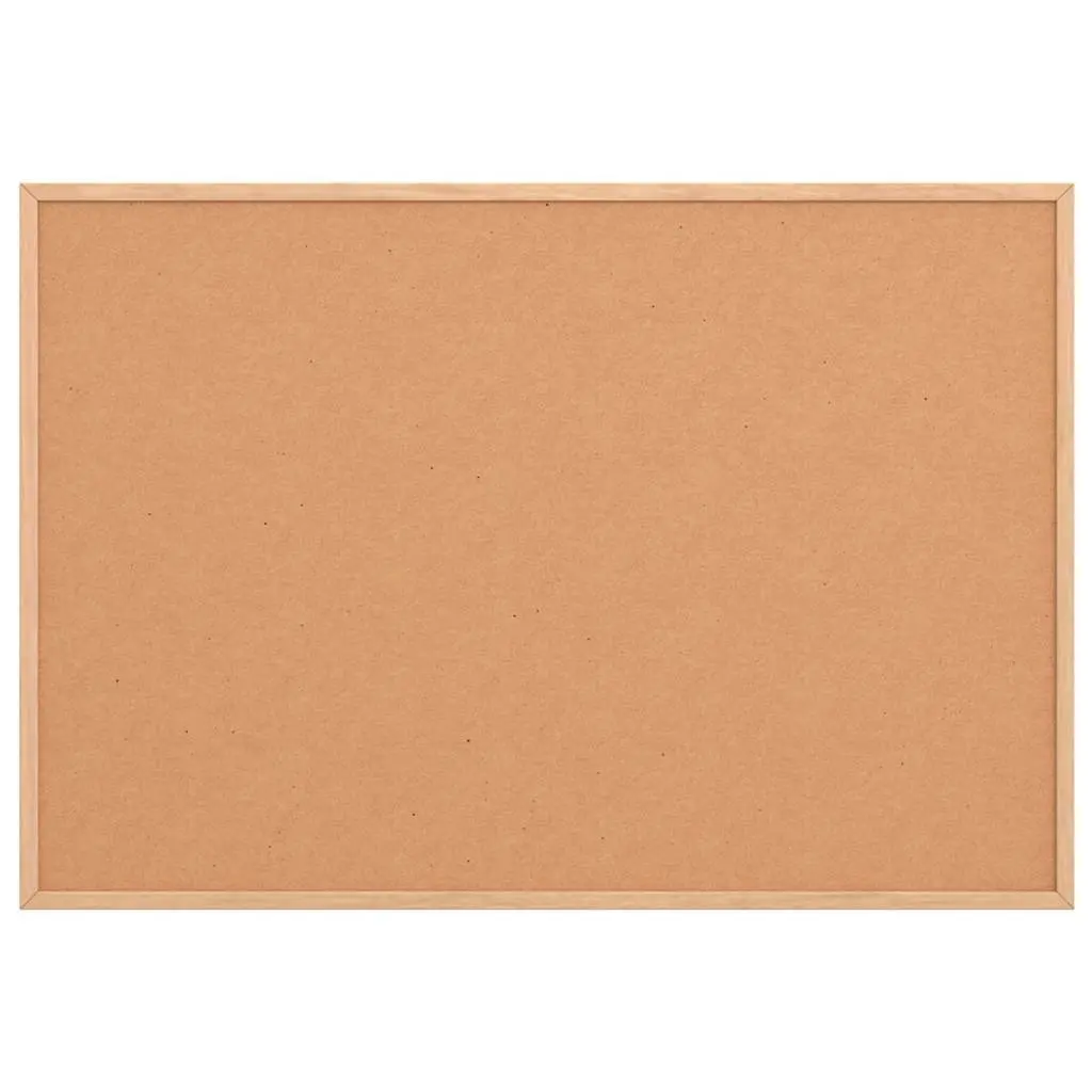 Solid Pine Wood Frame Cork Bulletin Board for Home and Office