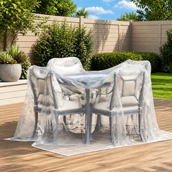 Durable Clear Polyethylene Tarpaulin 2x3 m with Eyelets
