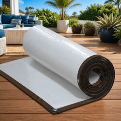 Durable Clear Tarpaulin 3x3 m with Eyelets for Outdoors