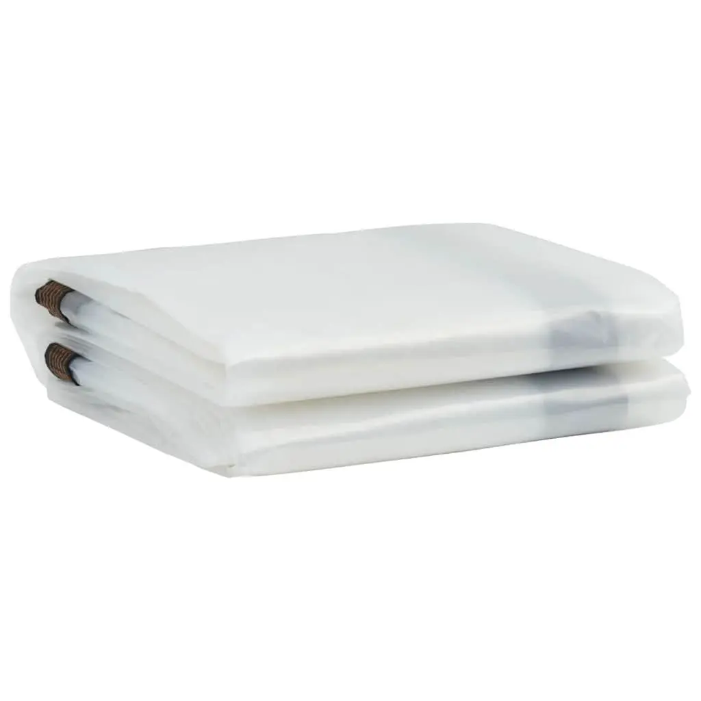 Clear Tarpaulin 3x3 m with Eyelets for Outdoors