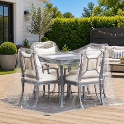 Durable Clear PVC Tarpaulin with Eyelets 2x3 m for Outdoors