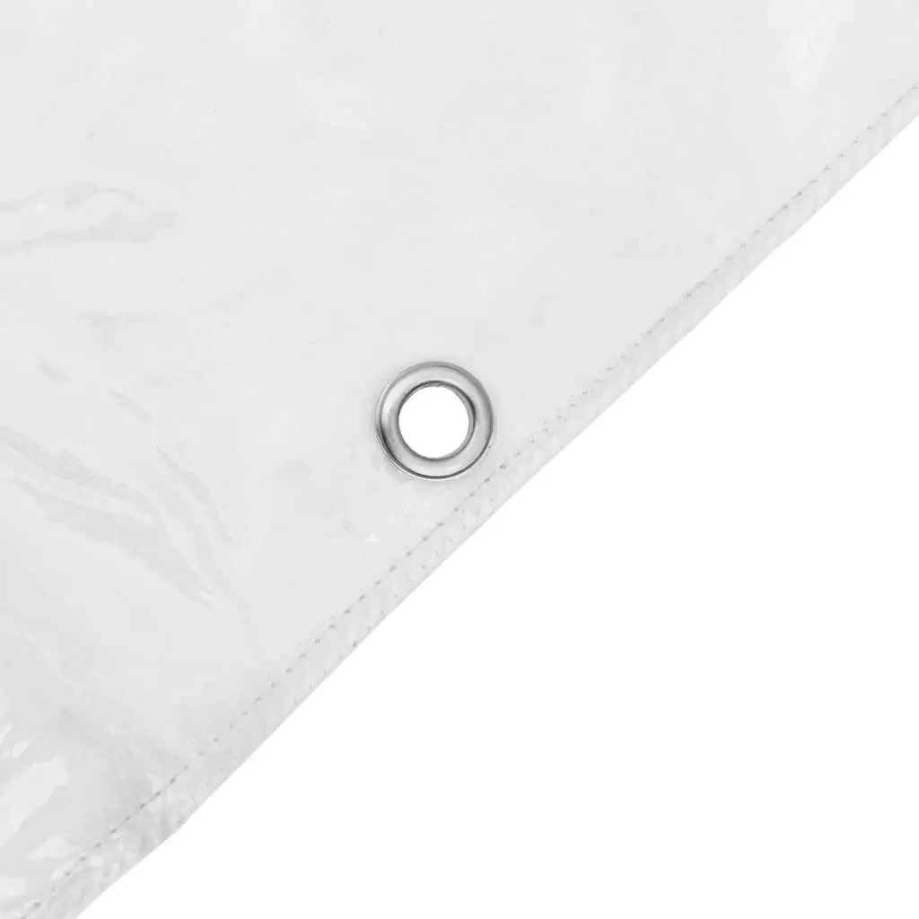 Clear Tarpaulin PVC Sheet 3x5m Transparent with Eyelets