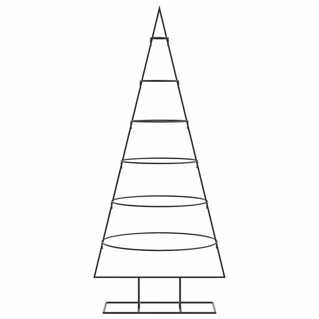 Metal Christmas Tree Frame Steel 150cm Black
