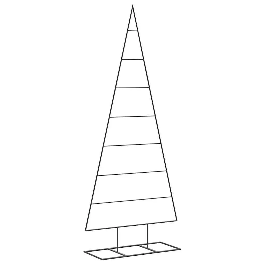 Metal Christmas Tree Frame Steel 150cm Black
