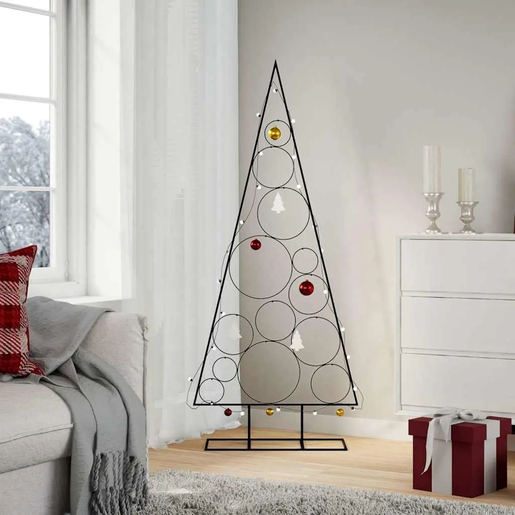 150cm Black Metal Christmas Tree Frame for DIY