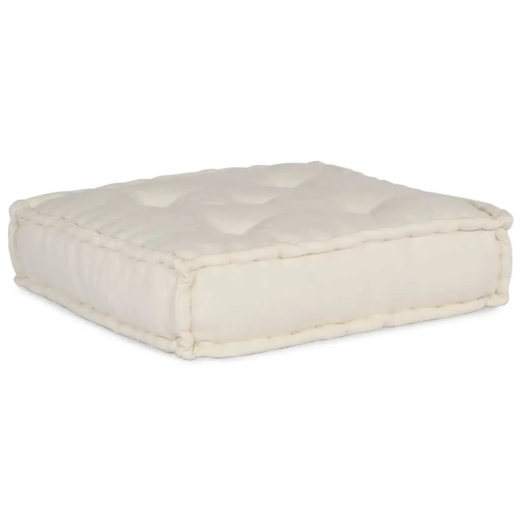 Cream Modular Sofa Unit Floor Cushion 70x70x54