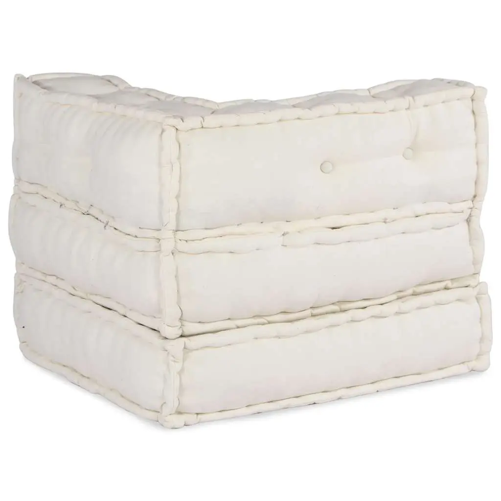 Cream Modular Sofa Unit Floor Cushion 70x70x54