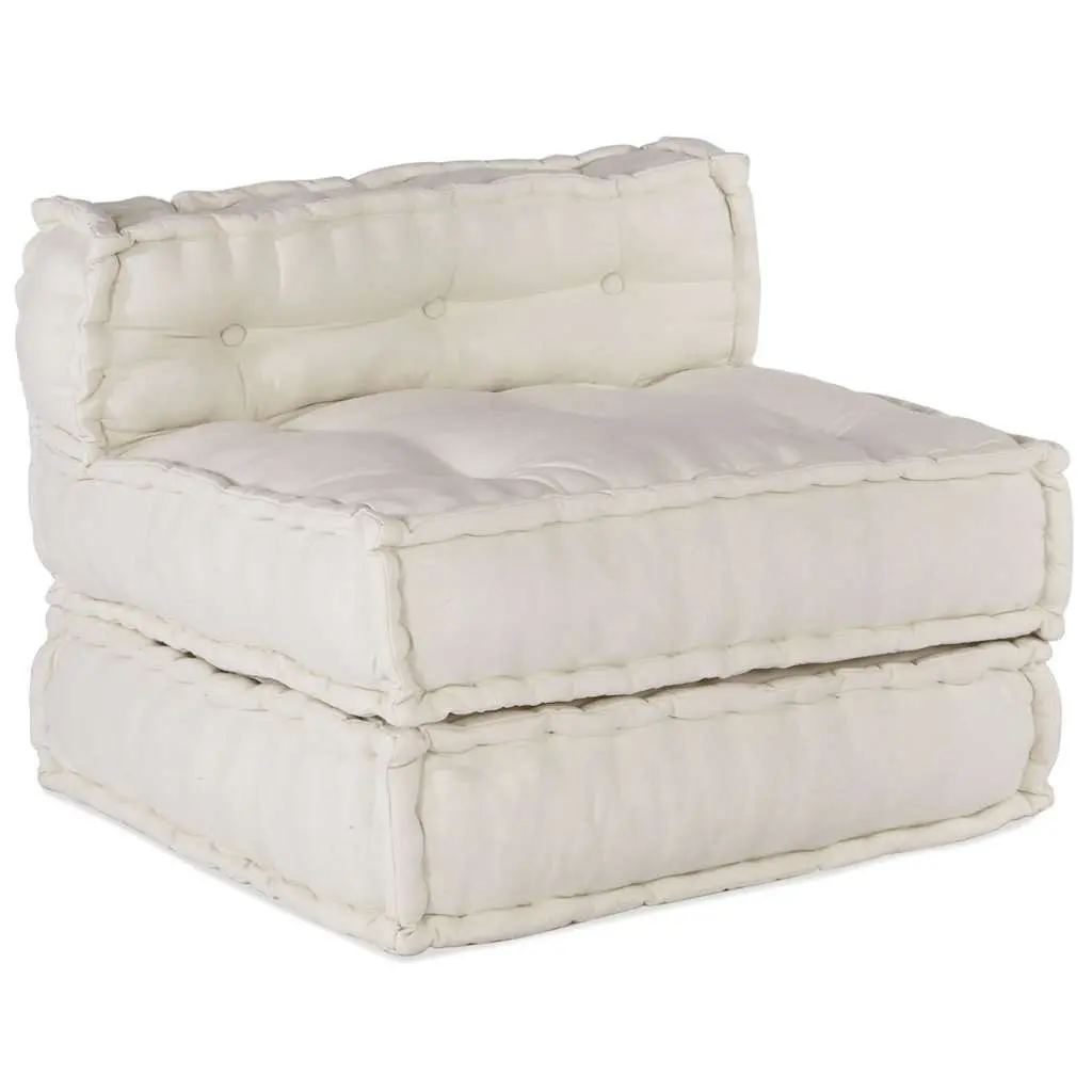 Modular Sofa Unit in Cream with Foam Filling