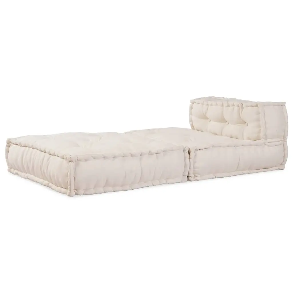 Modular Sofa Unit in Cream with Foam Filling