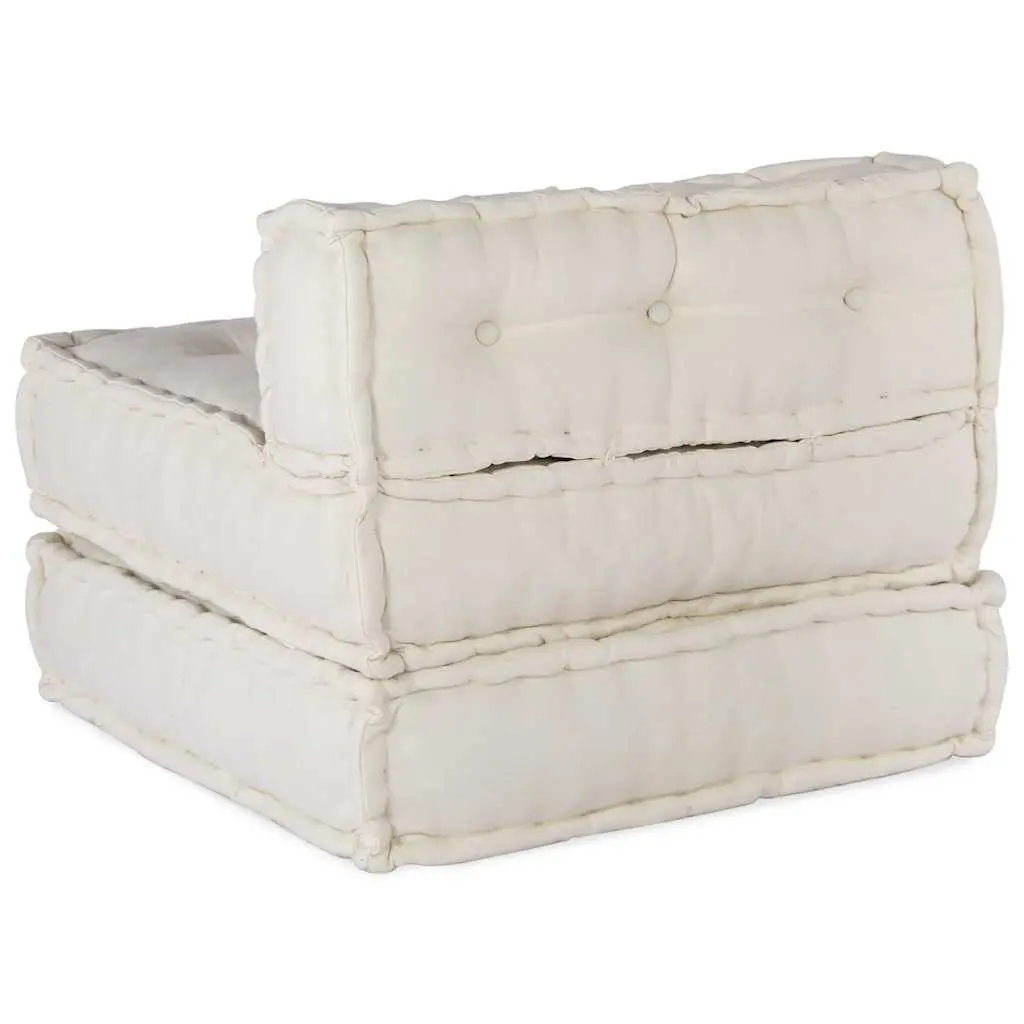 Modular Sofa Unit in Cream with Foam Filling